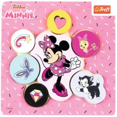 Disney Minnie myš dřevěná skládačka tvarů - Trefl obrázek 1