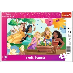 Disney Princezny 15ks rámeček puzzle - Trefl