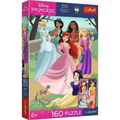 Disney Princezny 160ks UFT puzzle s plakátem - Trefl obrázek 1