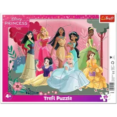 Disney Princezny 25 ks rámového puzzle – Trefl