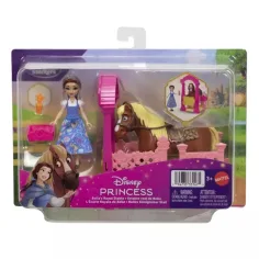 Disney Princezny: Mini Belle princezna královská stáj - Mattel