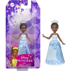 Disney Princezny: Mini Tiana princezna panenka v modrých šatech - Mattel