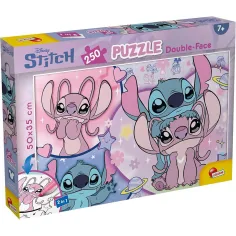 Disney Stitch 2 v 1 250 dílků puzzle a omalovánka 50x35cm - Lisciani