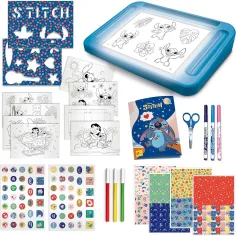 Disney Stitch výtvarná sada s osvětlenou kreslicí tabulí - Lisciani obrázek 2
