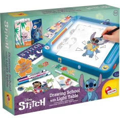 Disney Stitch výtvarná sada s osvětlenou kreslicí tabulí - Lisciani