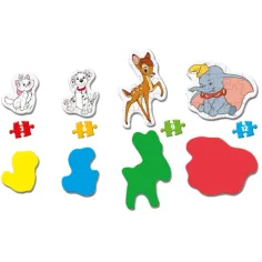 Disney zvířata 4 v 1 puzzle set - Clementoni obrázek 2