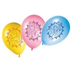 Barevné párty balónky Disney Princezny 8ks sada