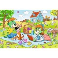 Dobrodružství rodiny Treflik - 60 ks puzzle - Trefl obrázek 2