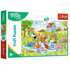 Dobrodružství rodiny Treflik - 60 ks puzzle - Trefl