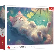 Dokonalé odpočinek koček 1000dílná skládačka - Trefl obrázek 1