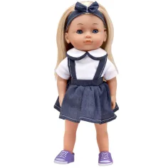 Dolls World: Česky mluvící Charlotte panenka v džínové sukni obrázek 3