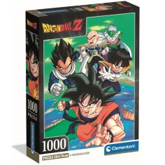 Dragon Ball Z Bojovníci v akci 1000 dílná kompaktní skládačka – Clementoni
