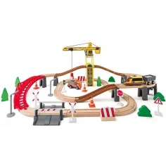 Dřevěná železniční trať s jeřábem - Woodyland obrázek 2
