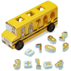 Dřevěný tvarovací autobus se čísly - Melissa & Doug obrázek 2
