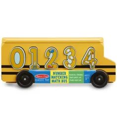 Dřevěný tvarovací autobus se čísly - Melissa & Doug