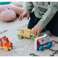 Dřevěný Tiny Tails magnetický školní autobus - Trefl obrázek 2