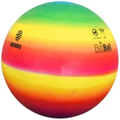 Gumový míč BioBall s duhovým vzorem 23cm