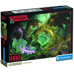 Dungeons & Dragons 1000 dílnové puzzle - Clementoni