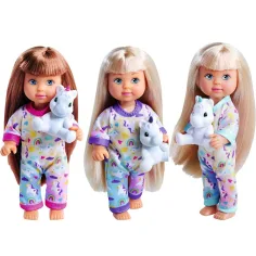 Evi Love: Évi panenka v pyžamu s jednorožcem v několika variantách - Simba Toys obrázek 2