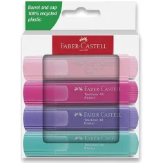 Faber-Castell: 1546 Zvýrazňovač v pastelových barvách 4ks sada