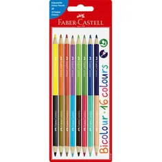 Faber-Castell: Bicolor barevné pastelky sada 8ks