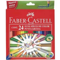 Faber-Castell: ECO trojúhelníková barevná tužka 24ks