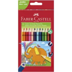 Faber-Castell: Jumbo 12ks trojúhelníkový barevný tužkový set