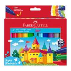 Faber-Castell: Washable 12-piece Jumbo marker set