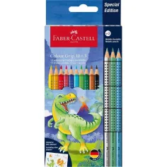 Faber-Castell: Sada barevných tužek s dinosaury 10+3ks