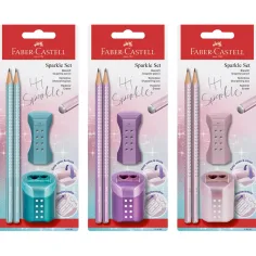 Faber-Castell: SPARKLE 4ks sada psacích potřeb v různých variantách 1ks