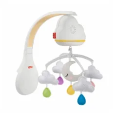 Fisher-Price: Uklidňující mraky 2 v 1 kolotoč nad postýlku se světlem a zvukem - Mattel obrázek 2