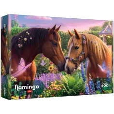 Flamingo od puzzle Krásní koně 400ks puzzle - Trefl obrázek 1