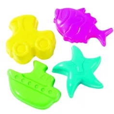 Pískovišťové formy 4ks - D-Toys