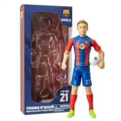 Fotbalista akční figurka, 20 cm - Barcelona, F. De Jong v dresu s číslem 21