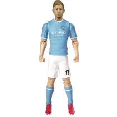 Fotbalista akční figurka, 20 cm - Manchester City, De Bruyne v dresu číslo 17