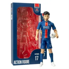 Fotbalista akční figurka, 20 cm - PSG, Vitinha v dresu číslo 17