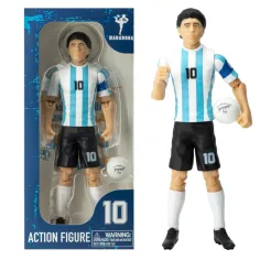 Fotbalista akční figurka, 20cm - Argentina Maradona v dresu s číslem 10