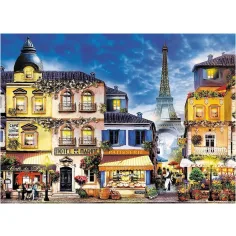 Francouzská ulice - 1000 dílků dřevěné puzzle - Trefl obrázek 2