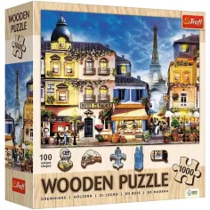 Francouzská ulice - 1000 dílků dřevěné puzzle - Trefl obrázek 1