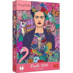 Frida Kahlo - Kvetoucí duše 1000ks prémiový puzzle - Trefl