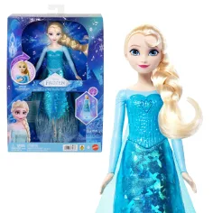 Frozen - Zpívající Elsa panenka s světelnou show - Mattel