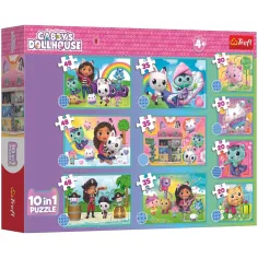 Gabi domeček pro panenky 10v1 puzzle set - Trefl obrázek 1