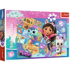 Gabi domeček pro panenky A film 100ks puzzle - Trefl
