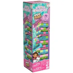 Gábinin kouzelný domek: Barevná věž – stavební hra Jenga - Spin Master