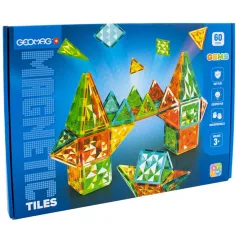 Geomag Magnetic Tiles Gems 60 ks magnetická stavebnice obrázek 1