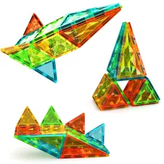 Geomag: Magnetické dlaždice Gems magnetické stavební kostky 16ks sada obrázek 3