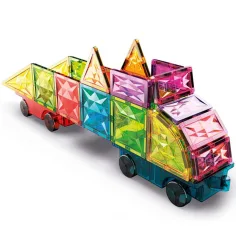 Geomag: Magnetické dlaždice Gems magnetické stavební kostky 24ks sada obrázek 3
