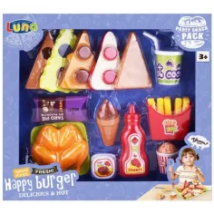 Happy Burger 21dílná jídelní sada