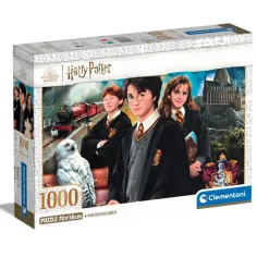Harry Potter - Na bráně Bradavic 1000 dílná skládačka s plakátem - Clementoni