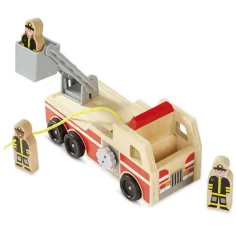 Dřevěné žebříkové hasičské auto - Melissa & Doug obrázek 2